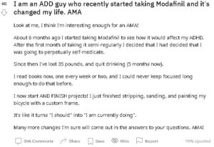 Modafinil Reddit Reviews